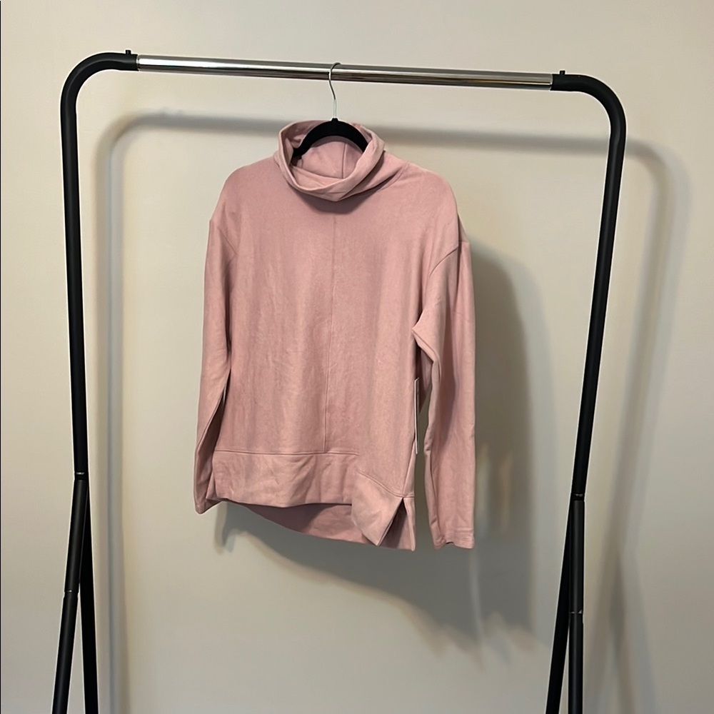 RBX Pink Cowl Neck Sweater Knit Long Sleeve